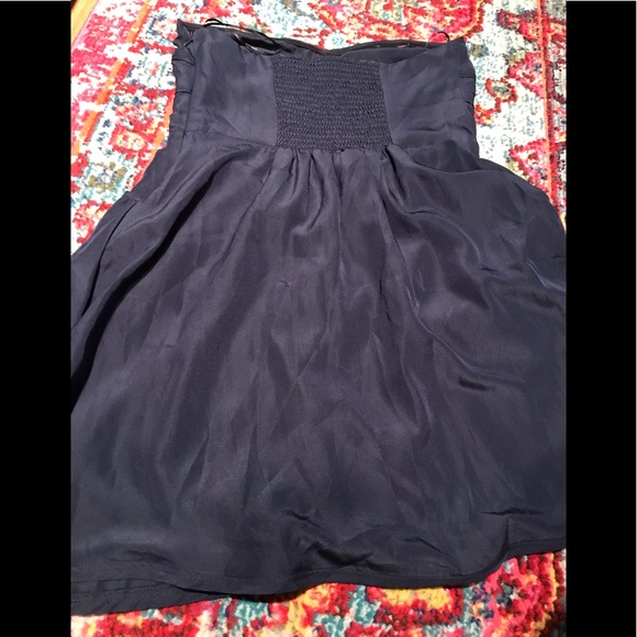 Velvet Heart Midnight Blue Strapless Dress Size M - Picture 7 of 12